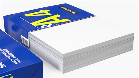 3D model A4 Multipurpose Paper Pack Set | 3D Molier International