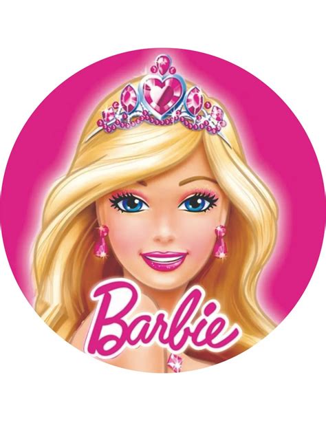 Papel de azúcar Barbie para tartas