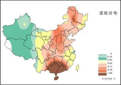 史上最全中国姓氏分布地图 - 知乎