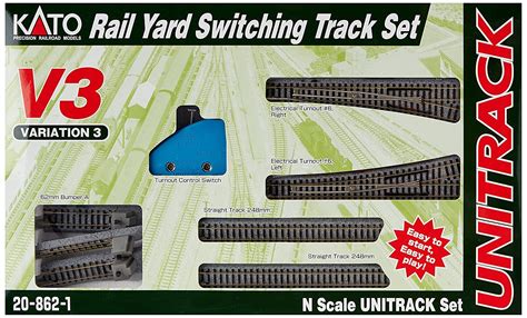 Buy Kato USA Model Train Products V3 UNITRACK Rail Yard Switching Set ...