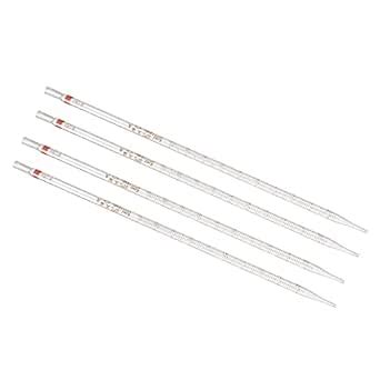 PATIKIL Graduated Dropper Pipettes, 4 Pcs 5ml Reusable Borosilicate ...