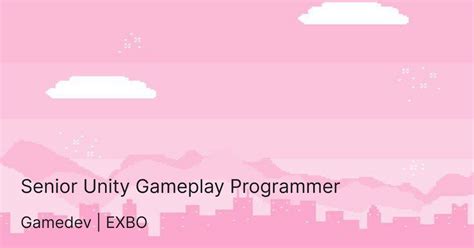 Senior Unity Gameplay Programmer — Teletype