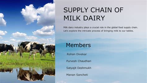 Supply Chain OF MILK Dairy - SUPPLY CHAIN OF MILK DAIRY Milk dairy ...