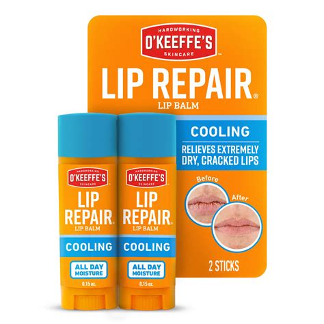 O'Keeffe's Lip Repair Lip AKF18 Balm With Cooling Relief for Dry ...