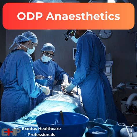 Exodus Healthcare Professionals on LinkedIn: #odp #anaesthetics # ...