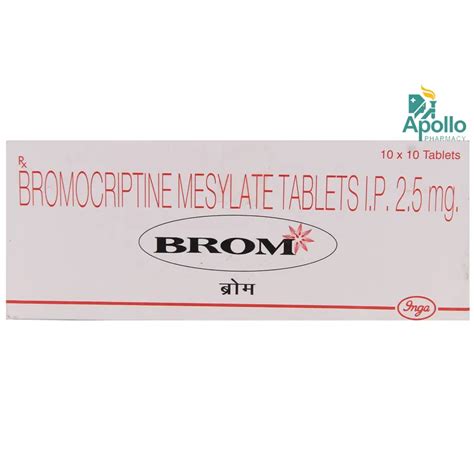 Buy Brom 2.5 Tablet online | Uses, Side Effects, Price and substitutes ...
