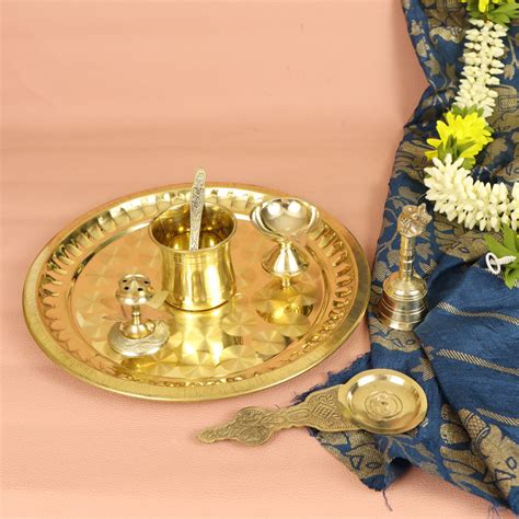 Buy Ring Plate Puja Gift Set – Elegant Ritual Set – Pujalane