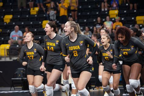 Iowa volleyball defeats Iowa State for first win of the season - The ...
