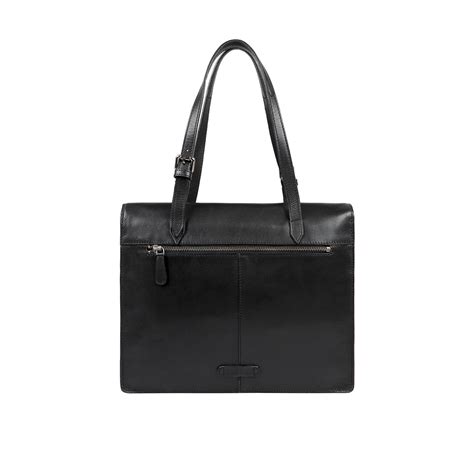 Buy Black Cleopatra 01 Laptop Bag Online - Hidesign