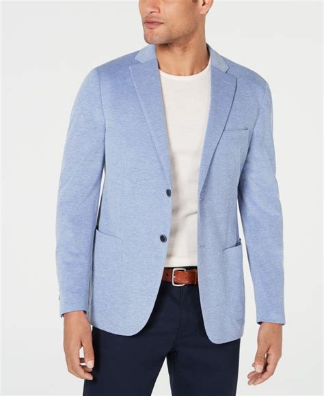 Michael Kors Men's Slim-Fit Sport Coat - Macy's | Blue jacket outfits ...