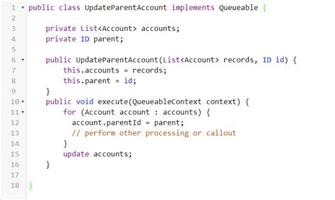 Image result for Queueable Apex Example