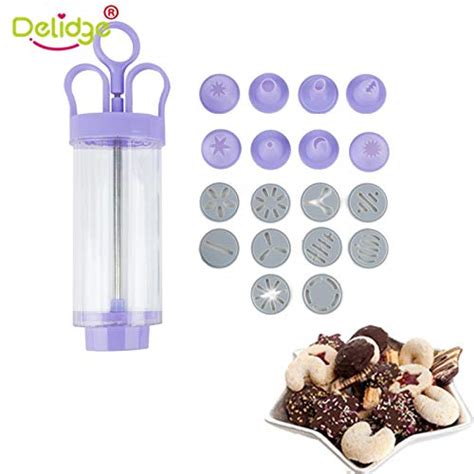 Buy Generic Delidge 18Pcs/Set Cookie Biscuit Machine Cookie Presses ...
