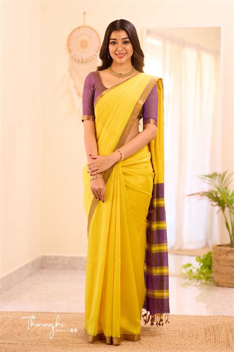 Shop Mangalagiri Soft Pure Cotton Sarees - Thenmozhi Designs