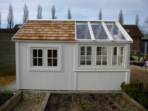 Combined Shed and Greenhouse by The Posh Shed Company | Greenhouse shed ...