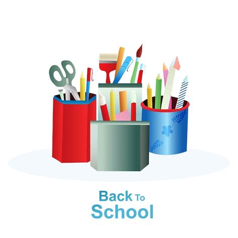 Illustration back to school education background | Free Vector