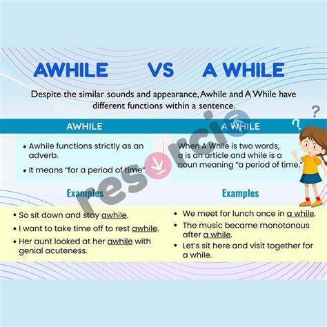 Awhile Vs A While - 02