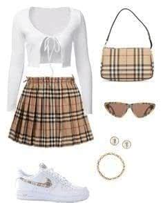 Buy CaraCola Gr/Woma Pleatd Skirt/Skater Skirt/Tennis Skirt/Mini SIRT ...