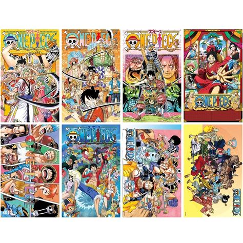 Bluefun Anime One Piece Pirates Wanted Posters Set (8Pcs) : Amazon.in ...