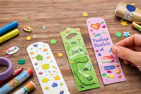 Back to School Custom Bookmark Rulers Craft for Kids