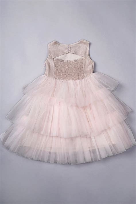 One Friday Kids Girls Pink Charm Party Dress