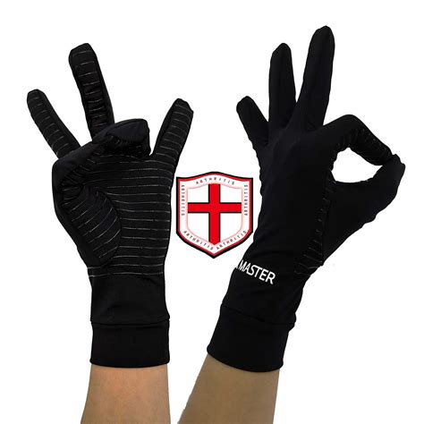 Buy HIGHCAMP Gloves for Men & Women- Copper Heal Compression Gloves ...