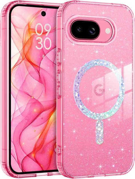Amazon.com: BENTOBEN for Google Pixel 9a Case Clear Glitter ...