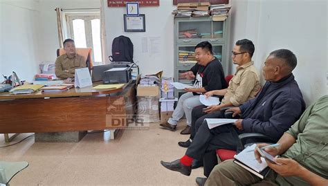 ERO TUENSANG HELD A MEETING WITH POLITICAL PARTIES | DIPR Nagaland ...