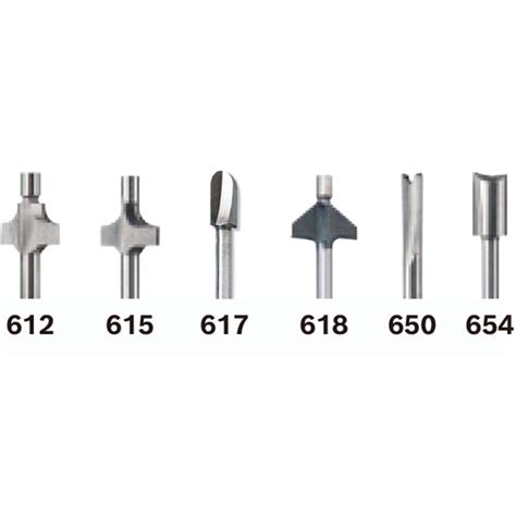 Dremel 114-692 6 Piece Router Bit Set : Amazon.in: Home Improvement
