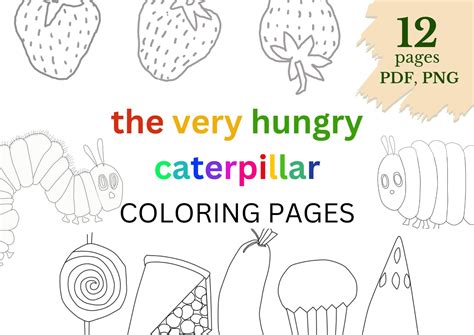 Hungry Caterpillar Food Coloring Page [2025]