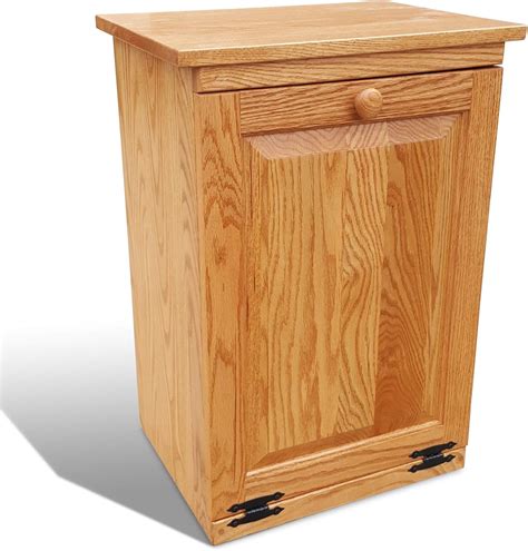 Amazon.com: Peaceful Classics Amish Handcrafted Tilt Out Trash Cabinet ...