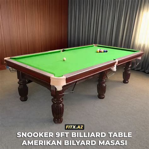 Snooker 9FT Billiard Table Amerikan Bilyard Masası (Бильярдный Стол ...