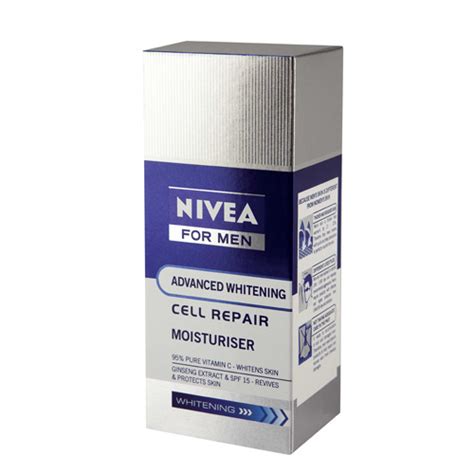 Buy Nivea Men Advance Whitening MoisturiserAll Skin Types, 40 ml | 19 ...