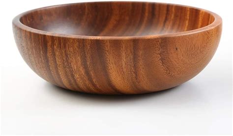 FEEN Acacia Wooden Serving Bowl for Salads and Fruits - India | Ubuy