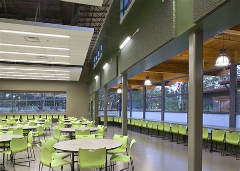 Modern High School Cafeteria