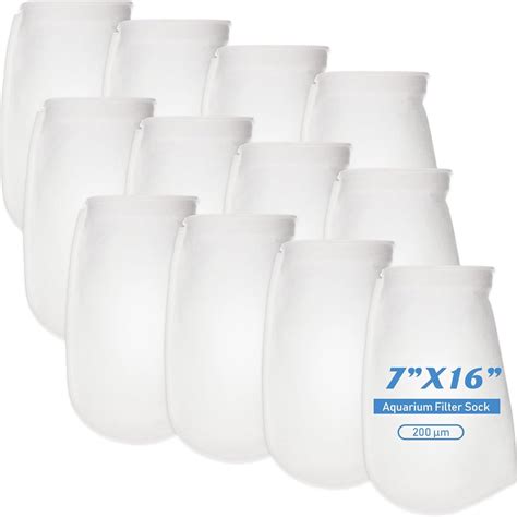 Amazon.com : Macarrie 12 Pack 7 Inch Ring Felt Filter Socks 200 μm ...