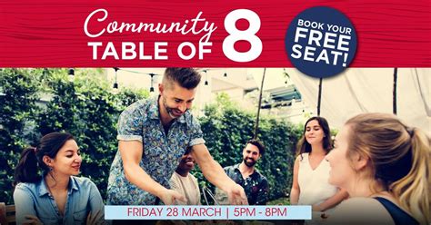 Community Table of 8 - Neighbour Day Celebration, 224 Flagstonian Drive ...