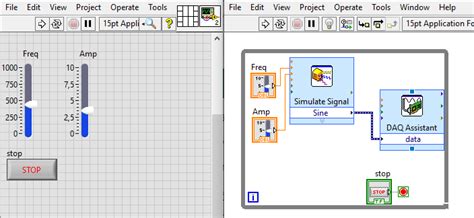 LabVIEW Analog Out 的图像结果