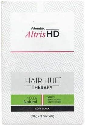 Buy ALTRIS HD HAIR HUE THERAPY SOFT BLACK 150gm (Natural, Cream, BLACK ...