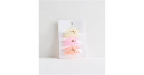 3 Pack Small Frosted Hair Claw Clips | New Look