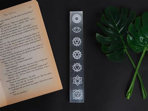 Natural Selenite Reiki Symbol Seven Chakra Plate – The Spiritual Living
