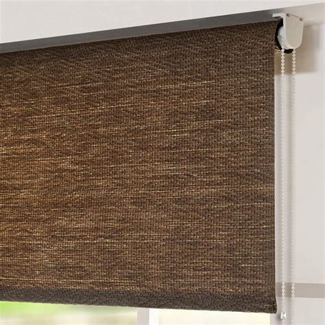 Buy DECO WINDOW Brown Chic Light Filtering Roller Blind - 54x84" from ...