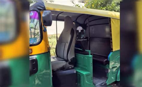 बेंगलुरु के ऑटो ड्राइवर का अनोखा जुगाड़, ड्राइवर सीट हटाकर लगा दी ...