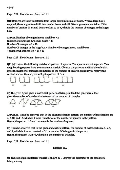 Image result for Math NCERT Solution Class 6 Chapter 11