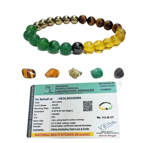 Buy HEALINGGEMS Natural Tiger Eye Bracelet for Unisex Adult 8mm Beaded ...