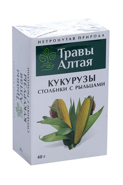 Кукурузы столбики с рыльцами серии Алтай, 40 г, Травы Алтая – купить по ...