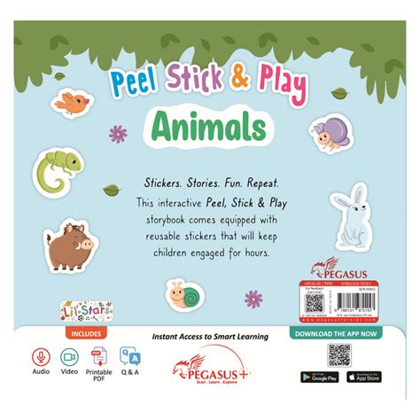 Peel, Stick & Play - Animals — pegasusforkids