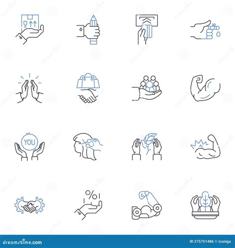 Multiplying Line Icons Collection. Product, Factor, Calculation ...