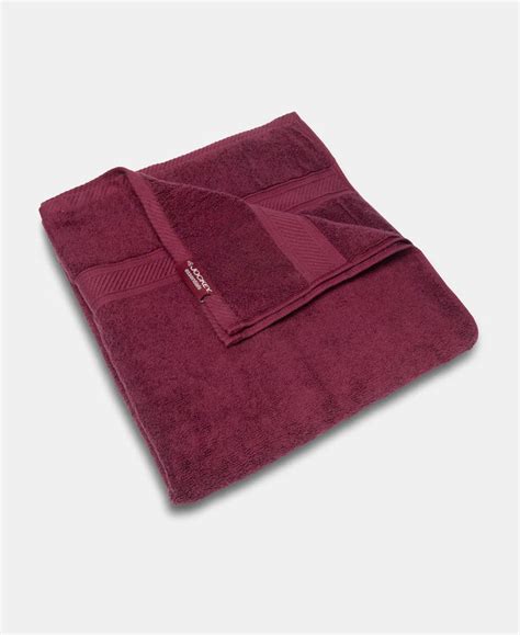 Buy Cotton Terry Ultrasoft and Durable Solid Bath Towel - Burgundy T101 ...