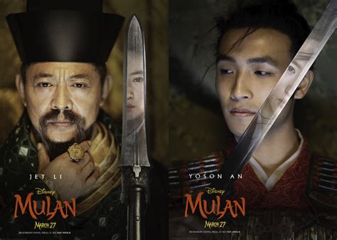 Mulan krijgt nieuwe personage posters