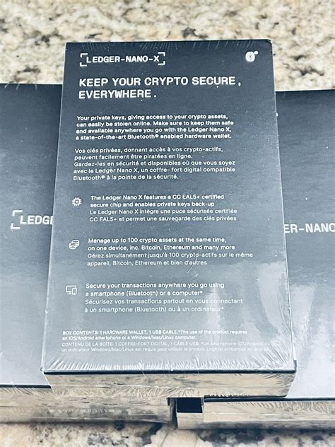 Buy Ledger Nano X Cryptocurrency Bluetooth Hardware BTC Wallet New ...